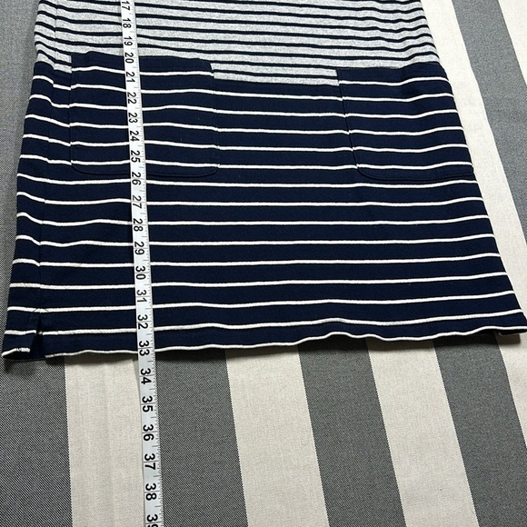 Joules Womens Nautical Stripe Cotton Shift Dress Pockets Blue White Size 8 - Picture 8 of 11